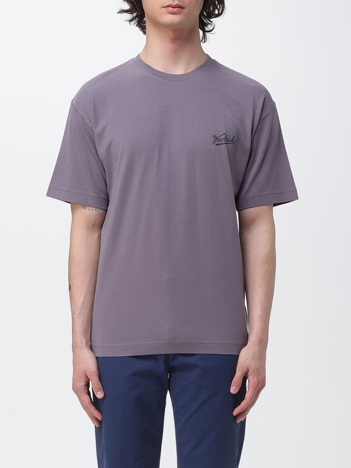 Woolrich Cotton T-Shirt With Logo