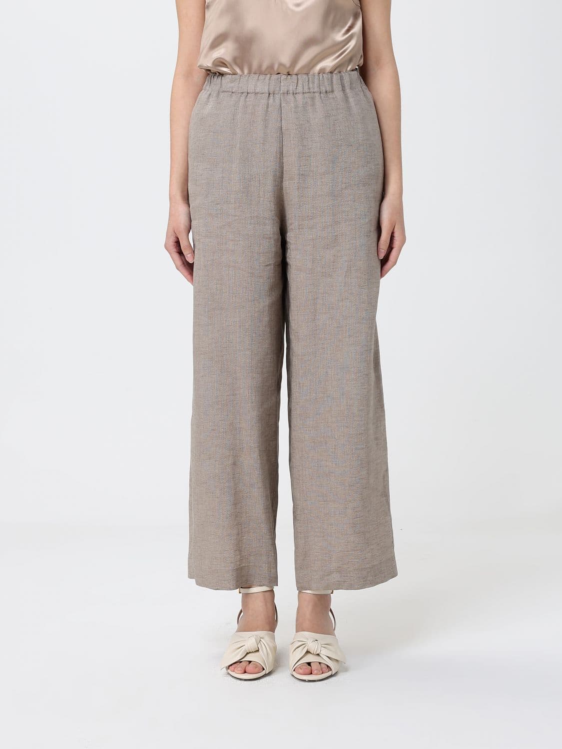 Fabiana Filippi Linen Cropped Trousers