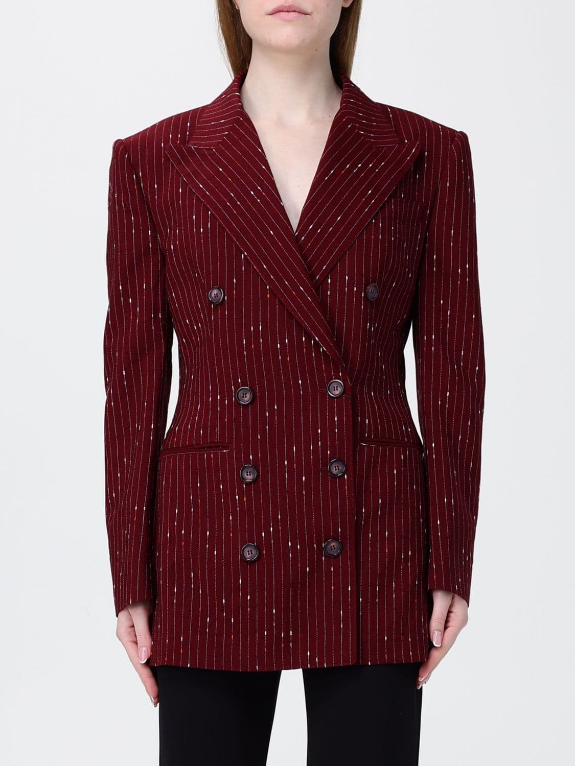 Dolce & Gabbana Pinstriped Single Breasted Blazer
