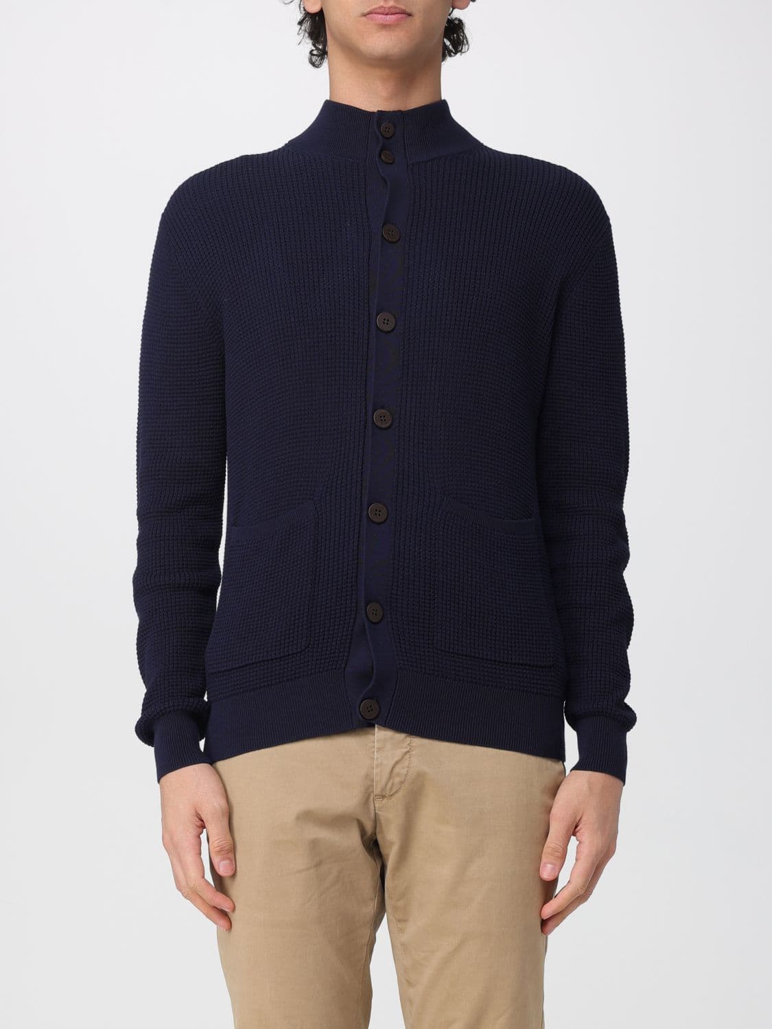 Ballantyne Cotton Button-Up Cardigan · 50