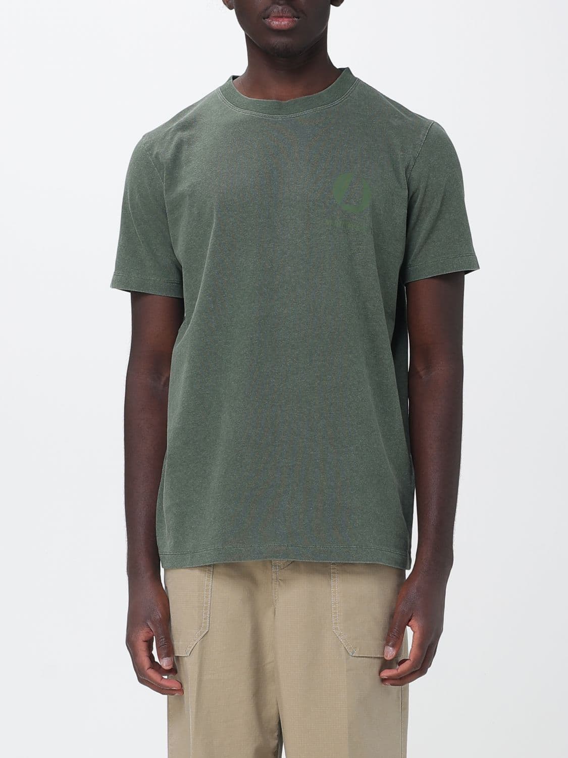 Murphy & nye Crew-Neck Cotton T-Shirt with Contrast Back Logo