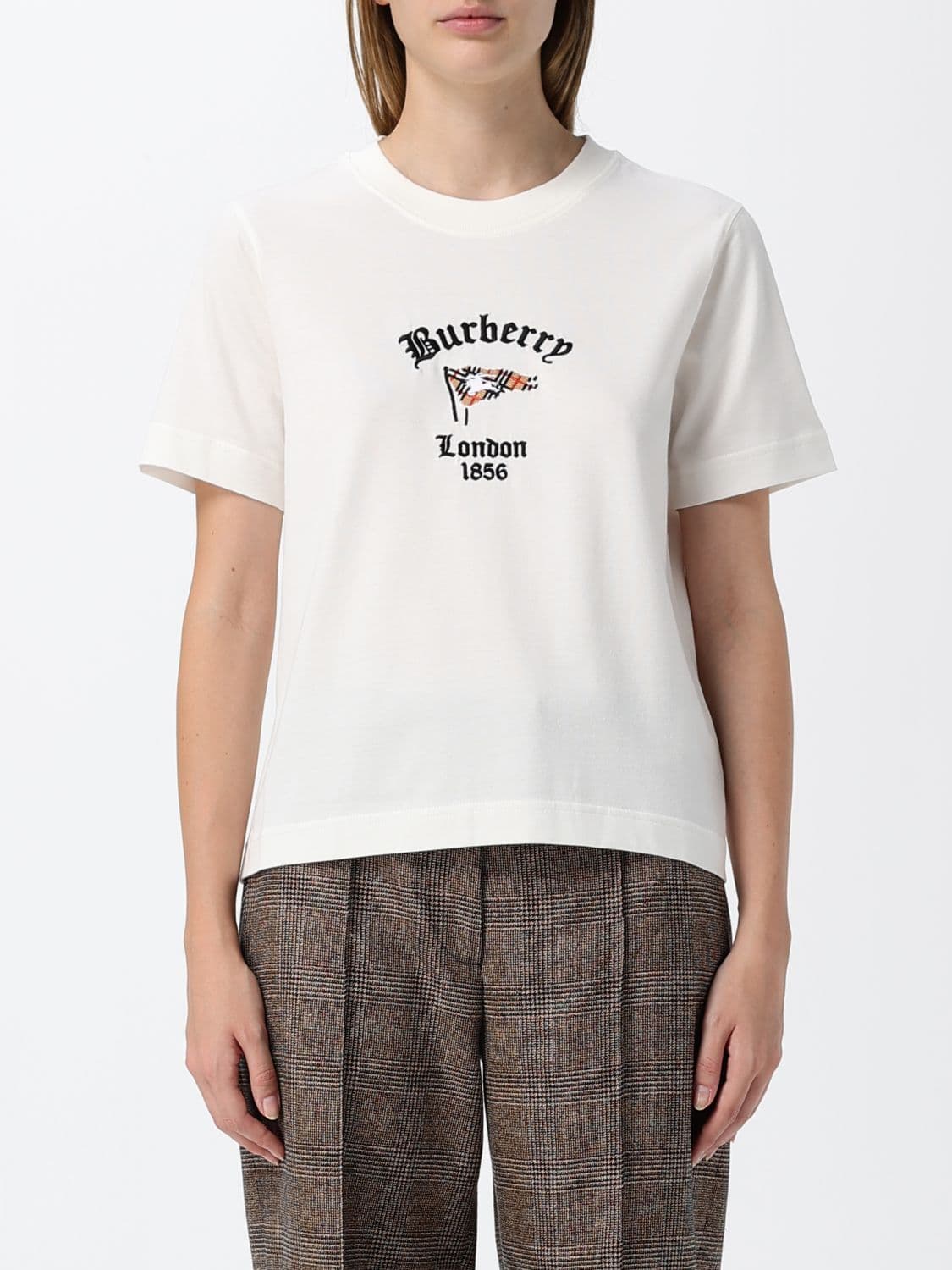 Burberry Contrast Logo Cotton T-Shirt