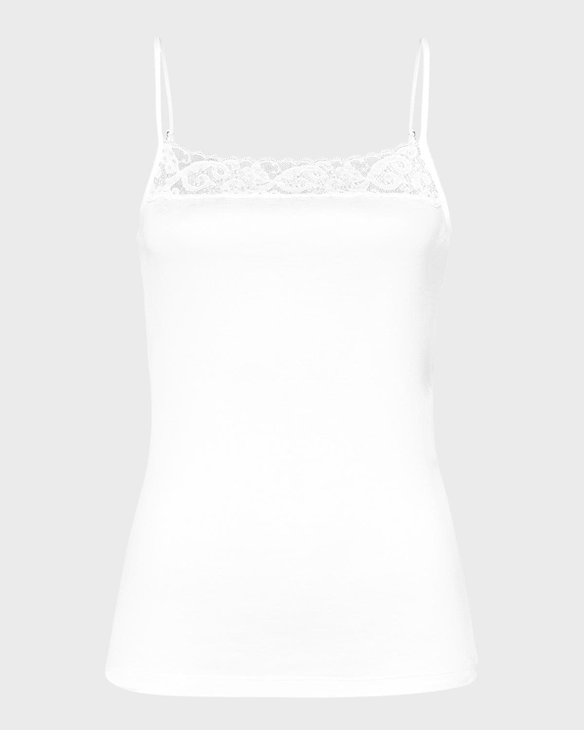 Hanro Moments Lace-Trimmed Camisole