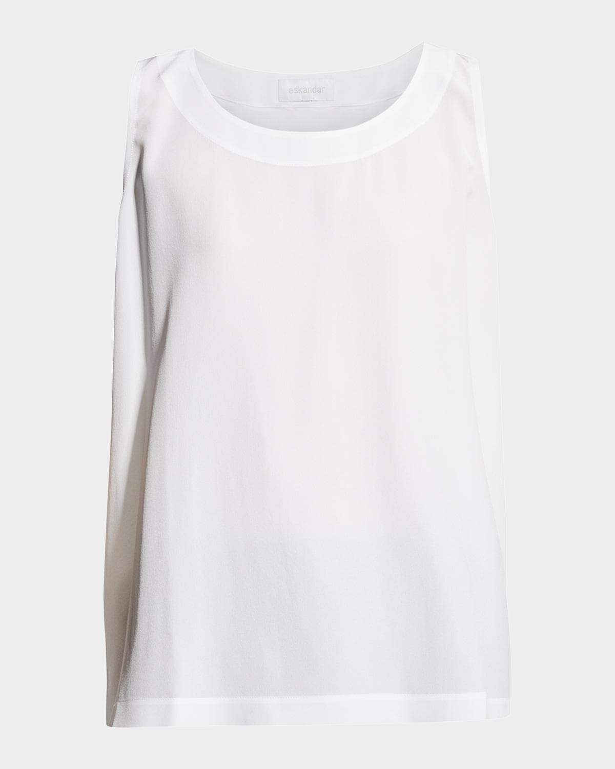 Eskandar Lightweight Silk A-Line Shell