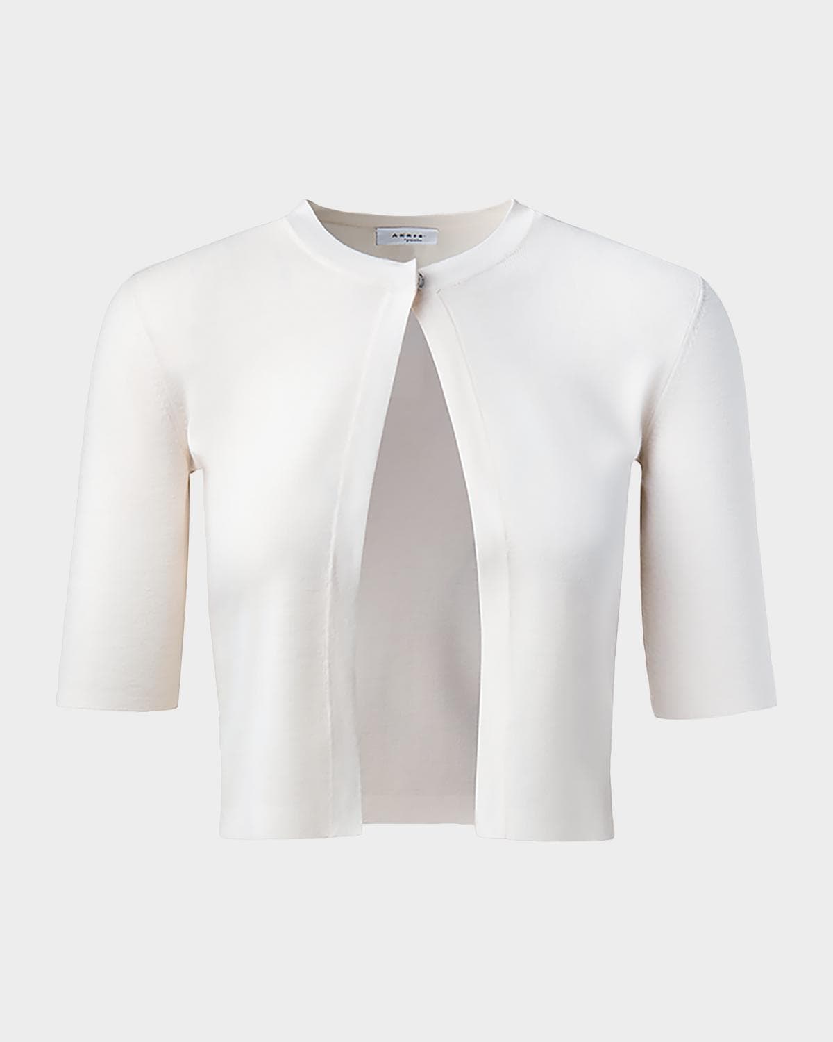 Akris punto Half-Sleeve Short Cardigan