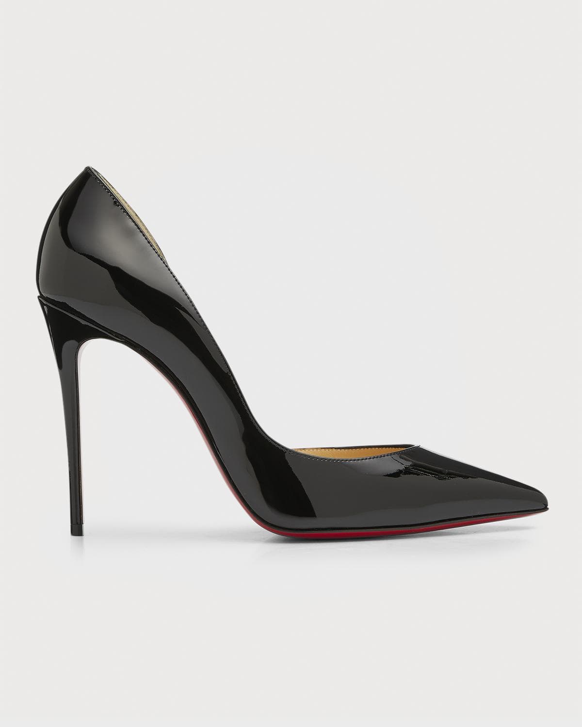 Christian Louboutin 100mm Iriza Patent Open-Side Pumps