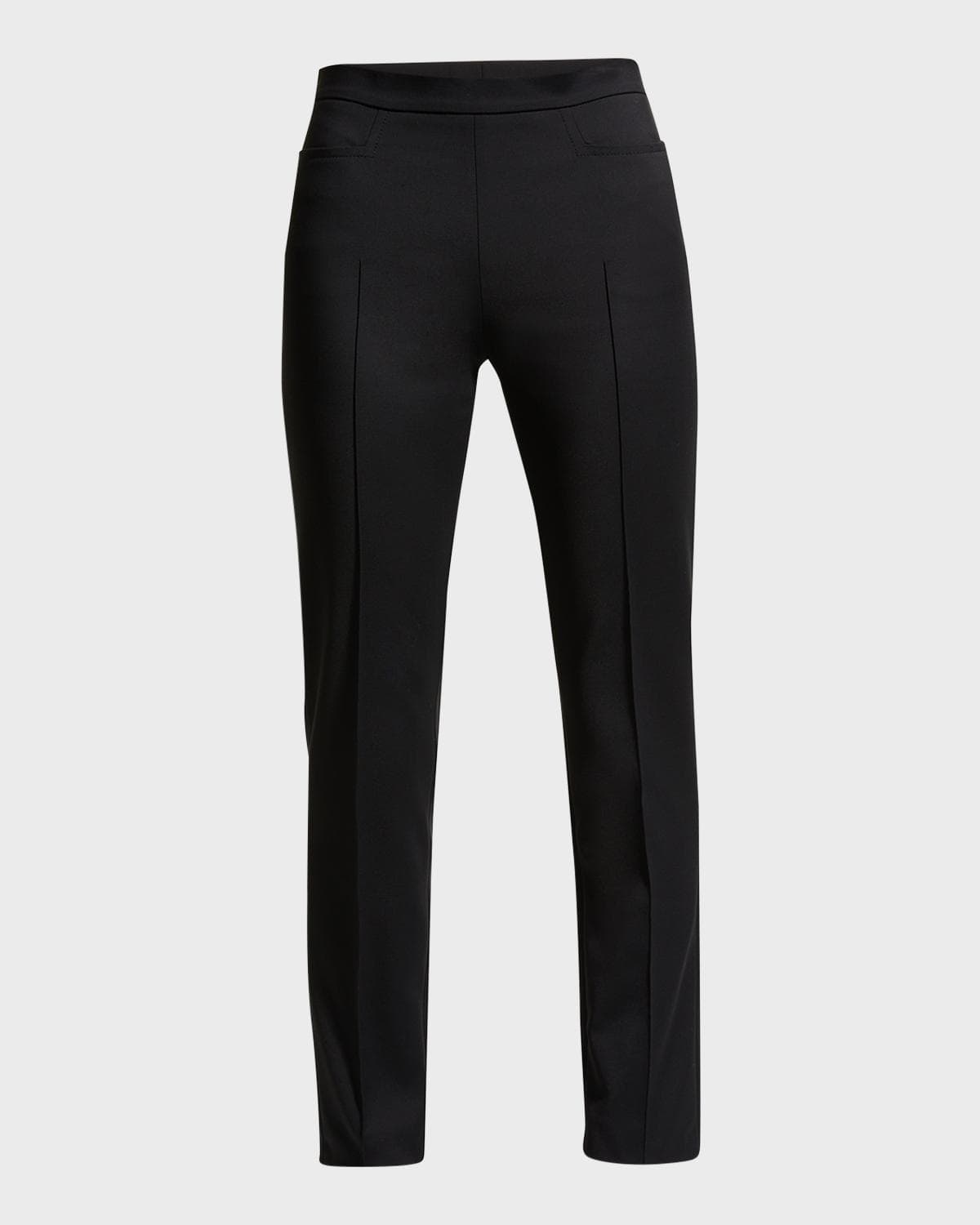 Akris punto Franca Mid-Rise Cropped Pants