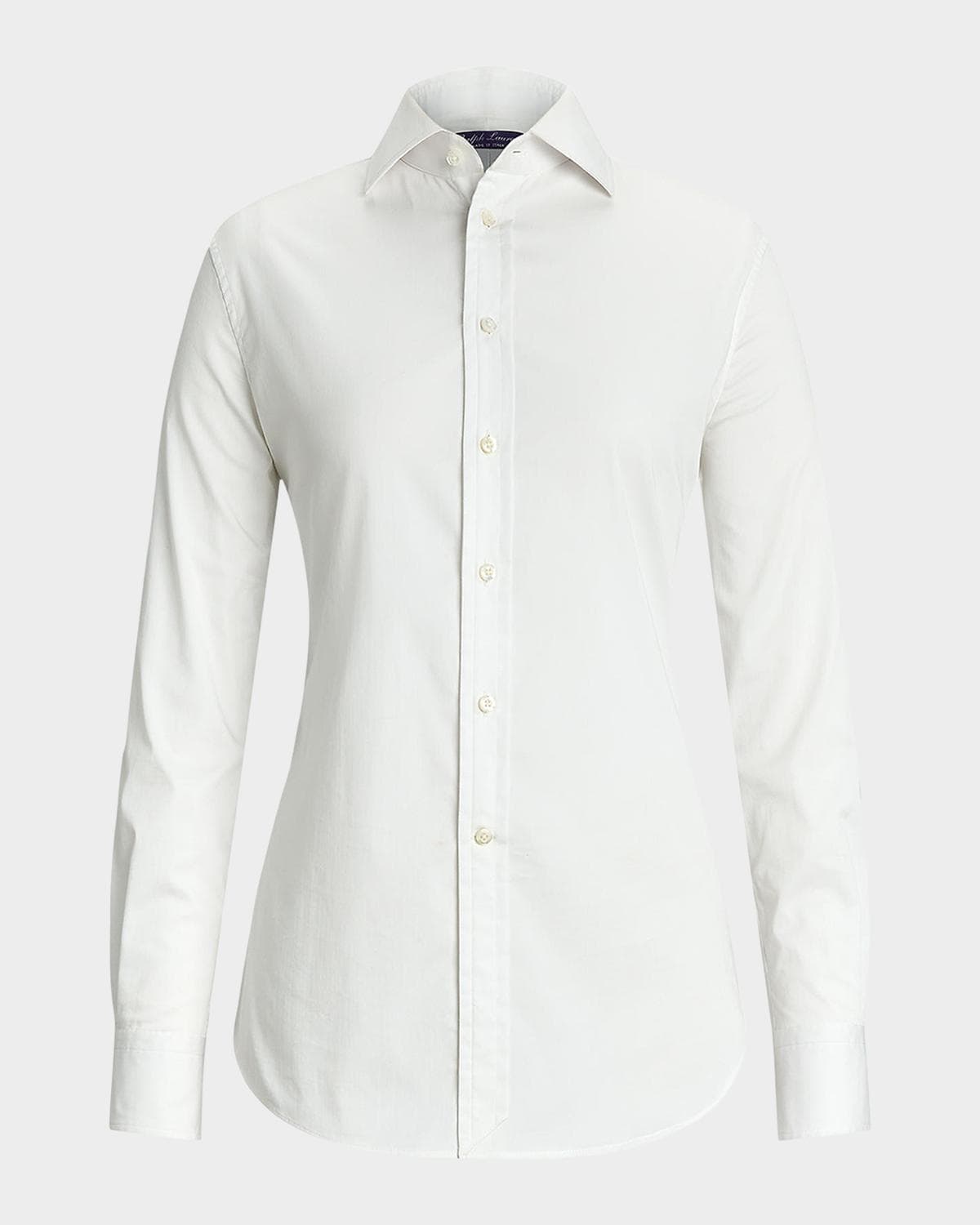 Ralph Lauren Collection Charmain Slim-Fit Stretch Poplin Shirt