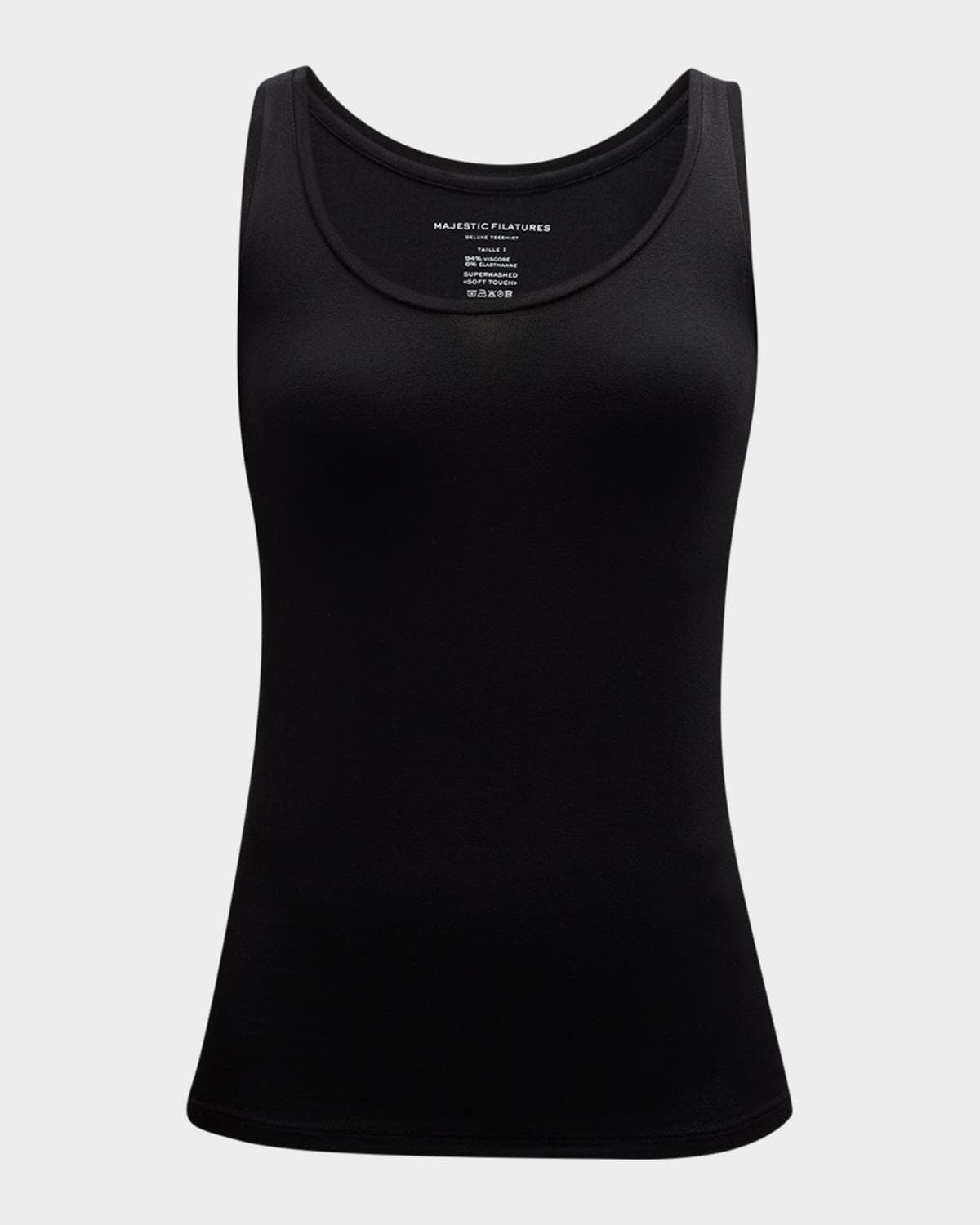 Majestic Filatures Soft Touch Scoop-Neck Tank