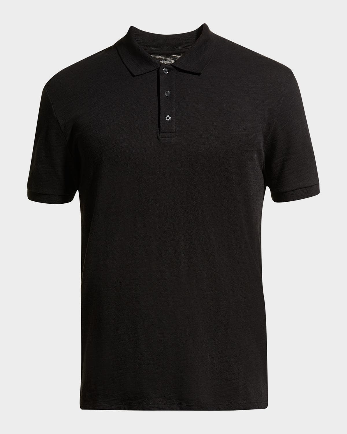 Vince Classic Slub Cotton Polo Shirt