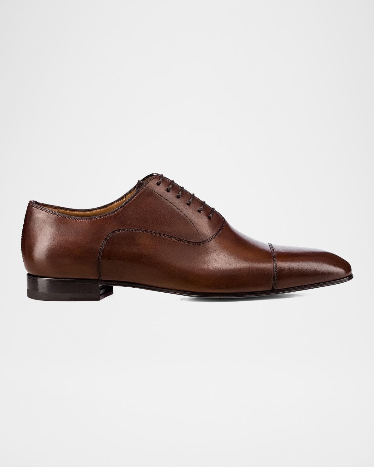Christian Louboutin Greggo Men's Lace-Up Leather Dress Shoes