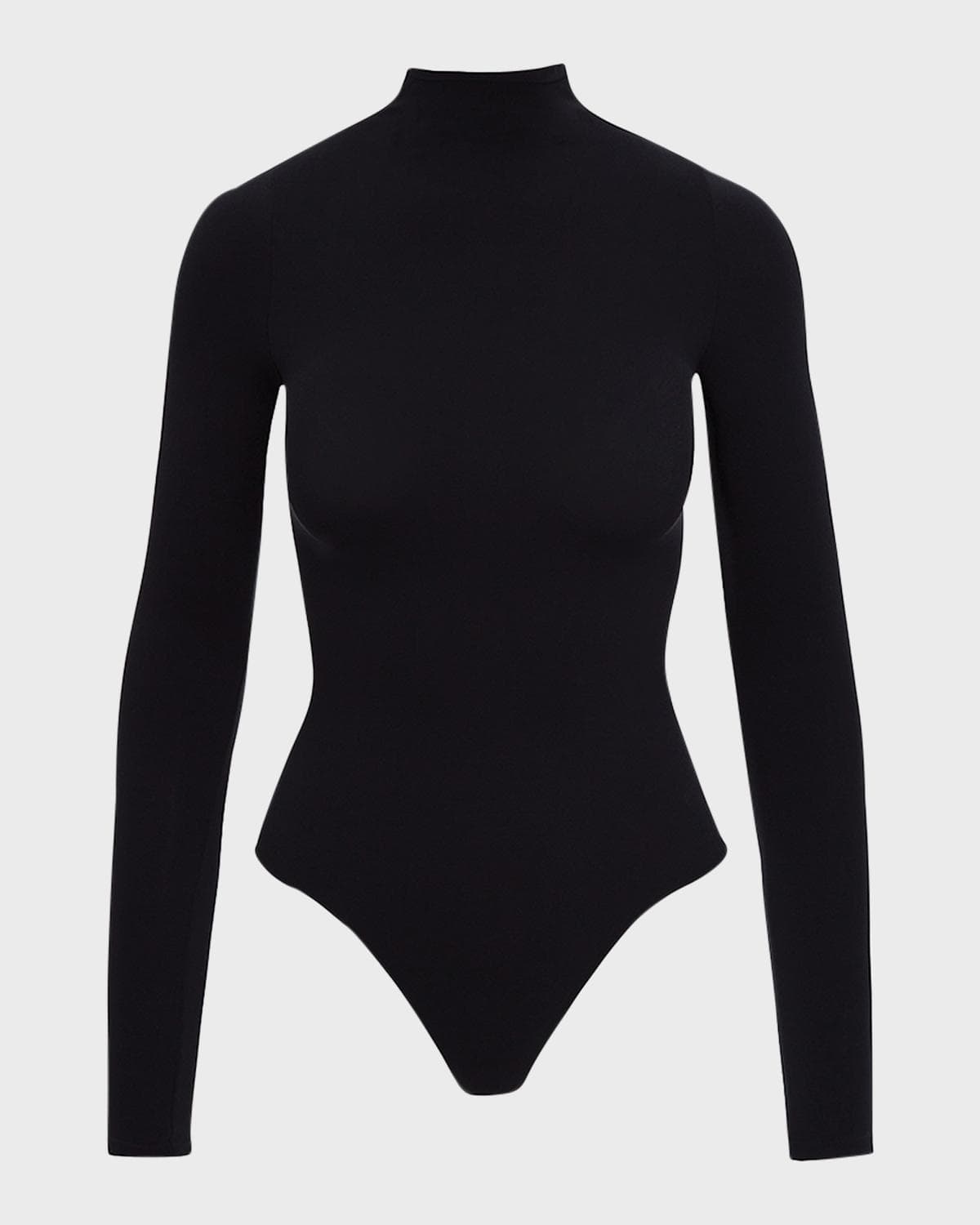 Commando Mock-Neck Long-Sleeve Ballet Bodysuit, One Size