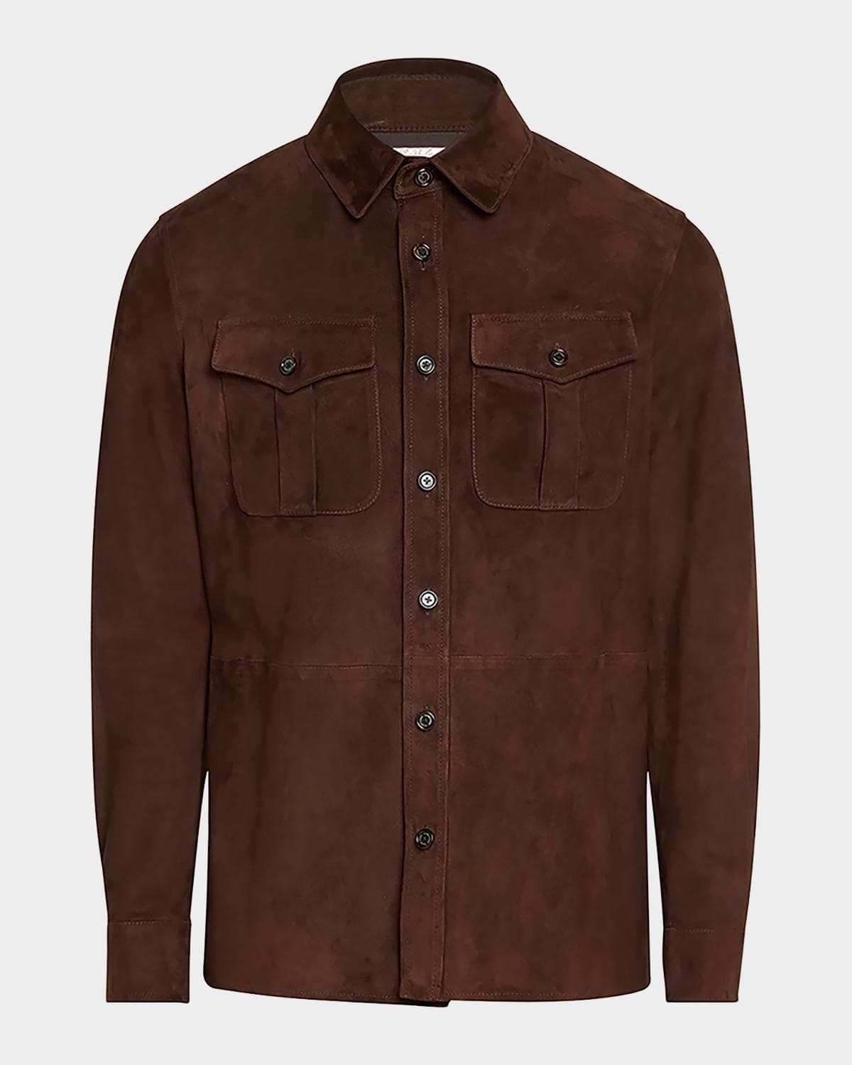 Ralph Lauren Purple Label Men's Suede Overshirt