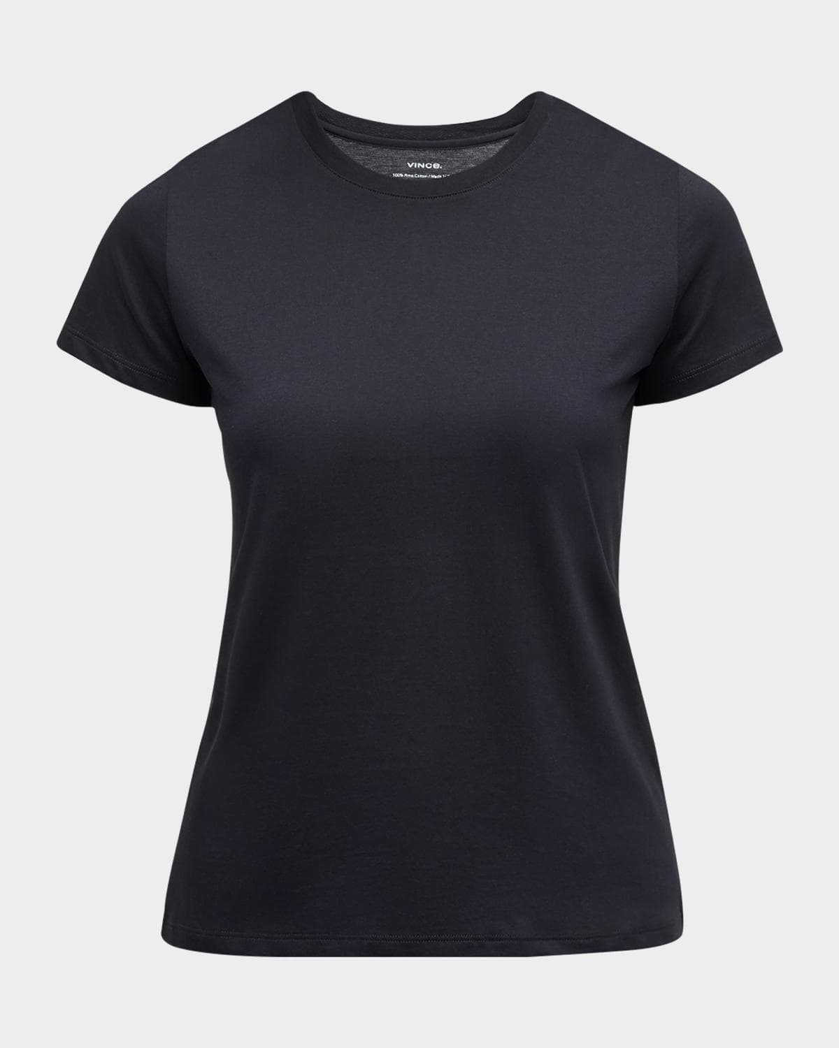 Vince Essential Crewneck Pima Cotton Tee