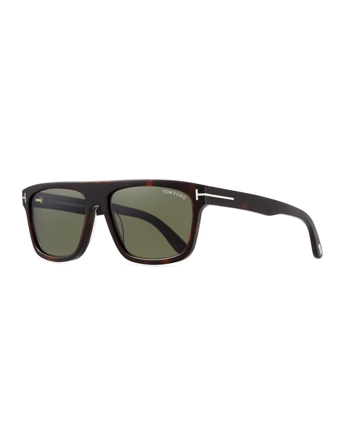 TOM FORD Men's Thick Square Acetate Sunglasses