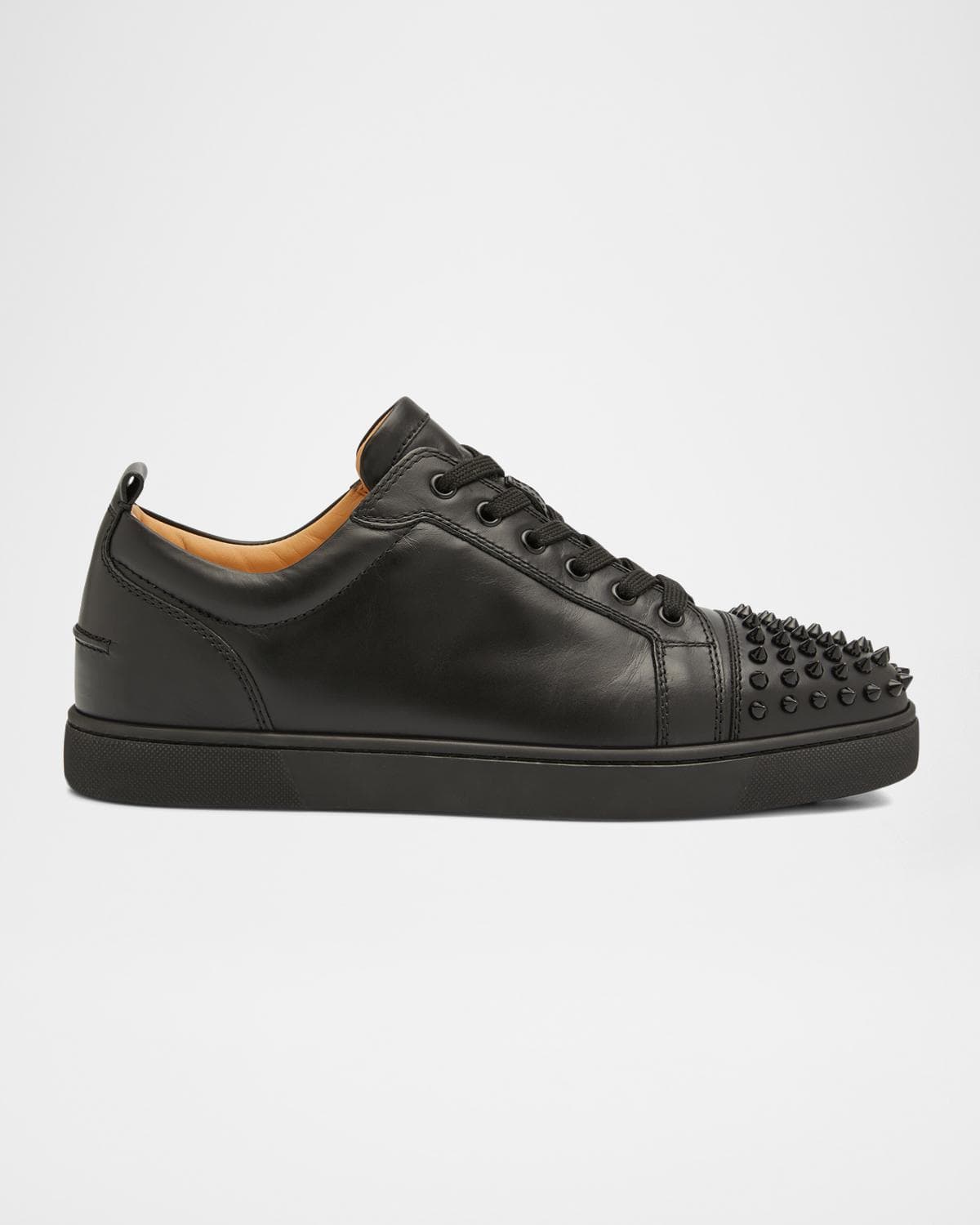 Christian Louboutin Men's Louis Junior Spiked Low-Top Sneakers