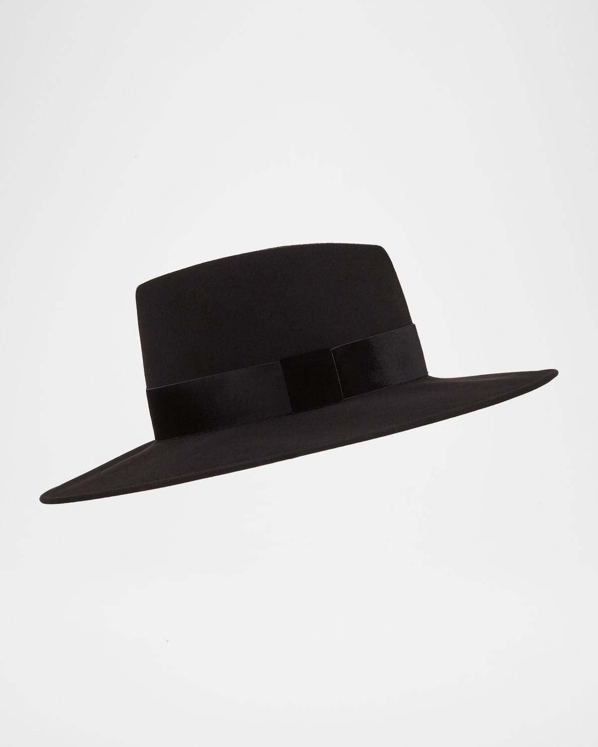 Eugenia Kim Harlowe Wool Panama Hat w/ Velvet Ribbon