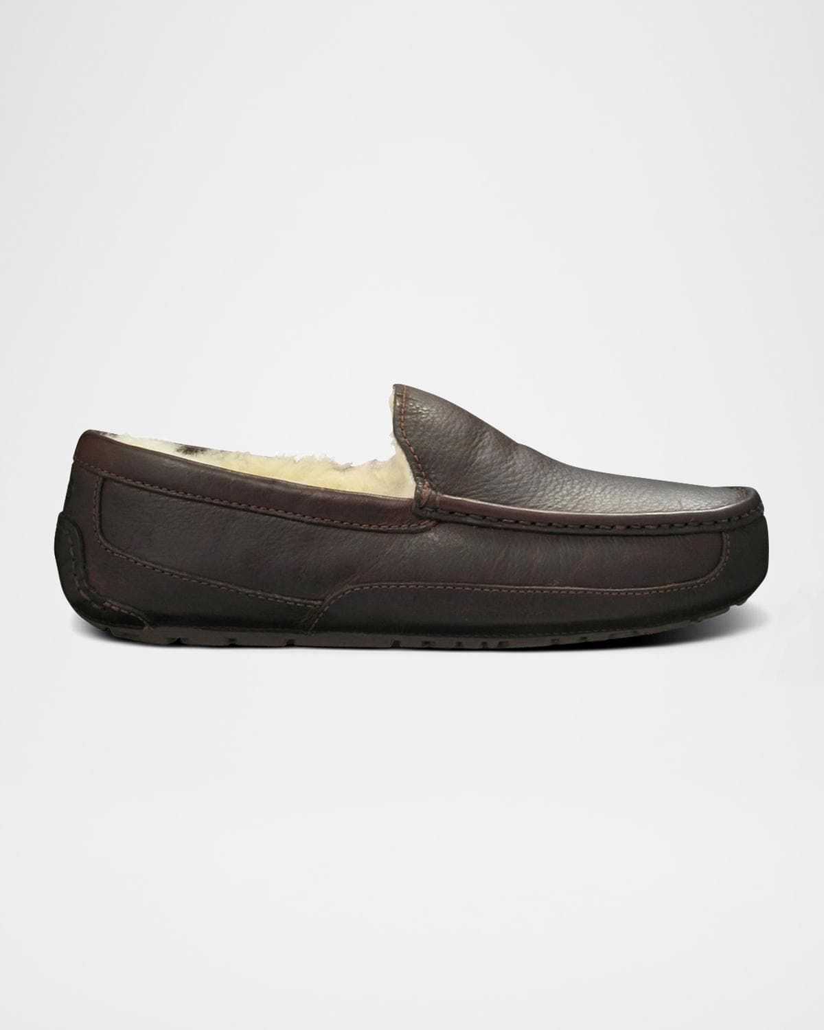 UGG Men's Ascot Water-Resistant Leather Slippers