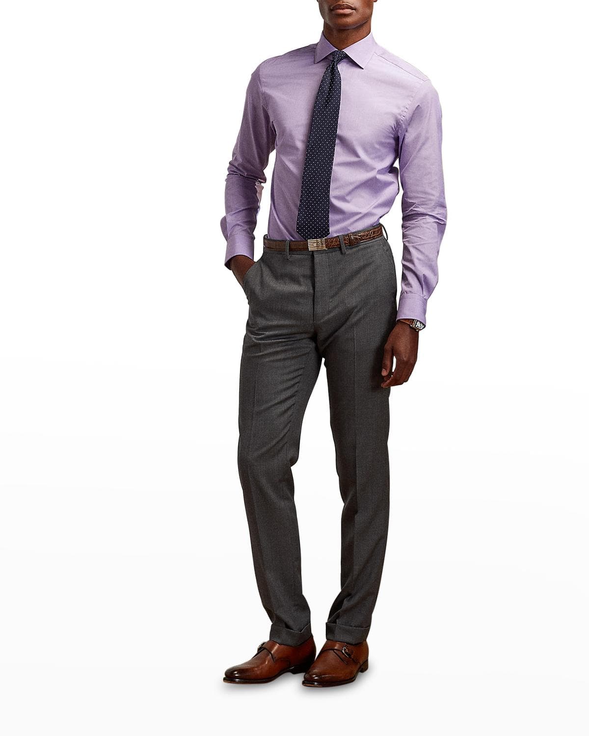 Ralph Lauren Purple Label Men's End-on-End Shirt