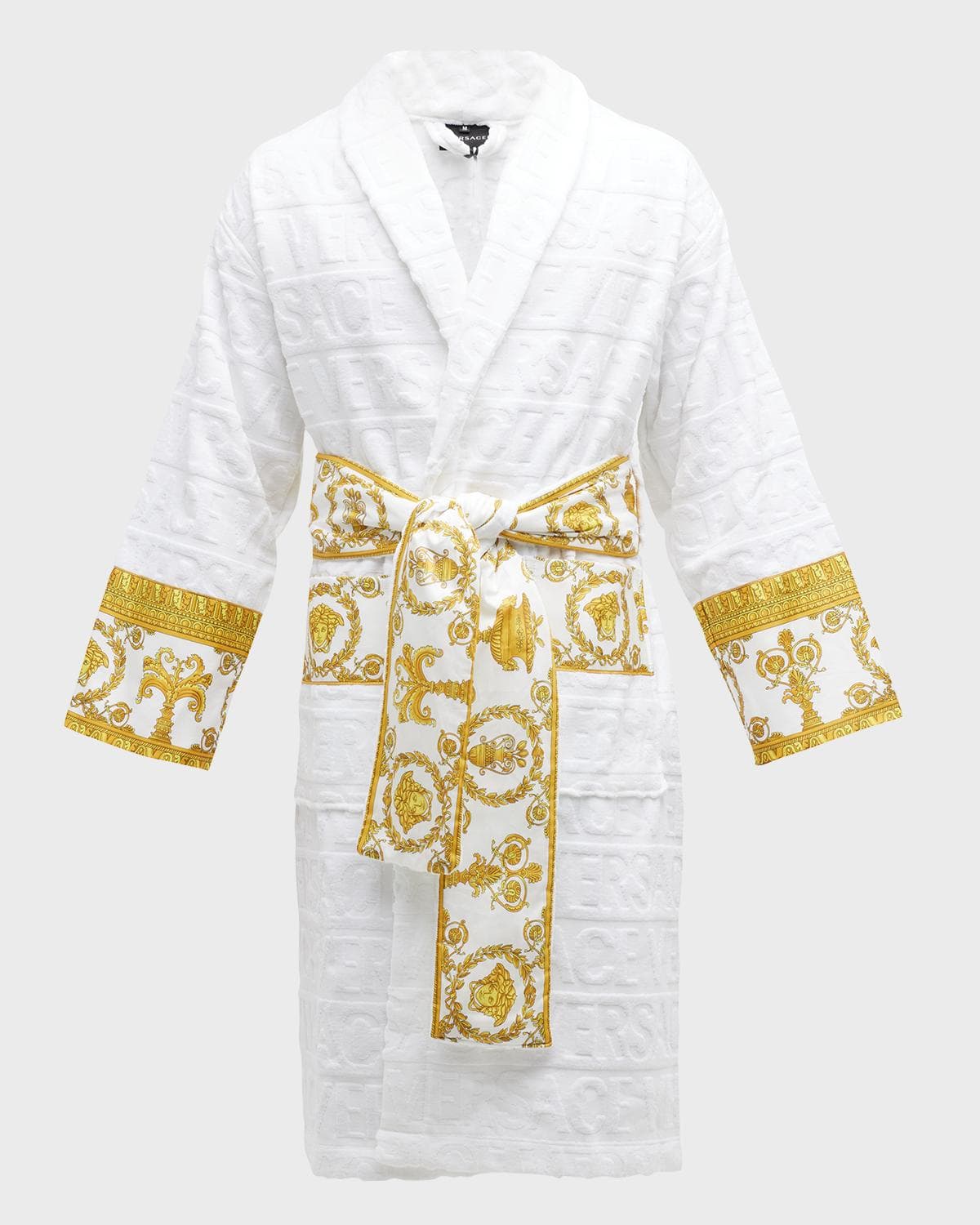 Versace Unisex Barocco Sleeve Robe