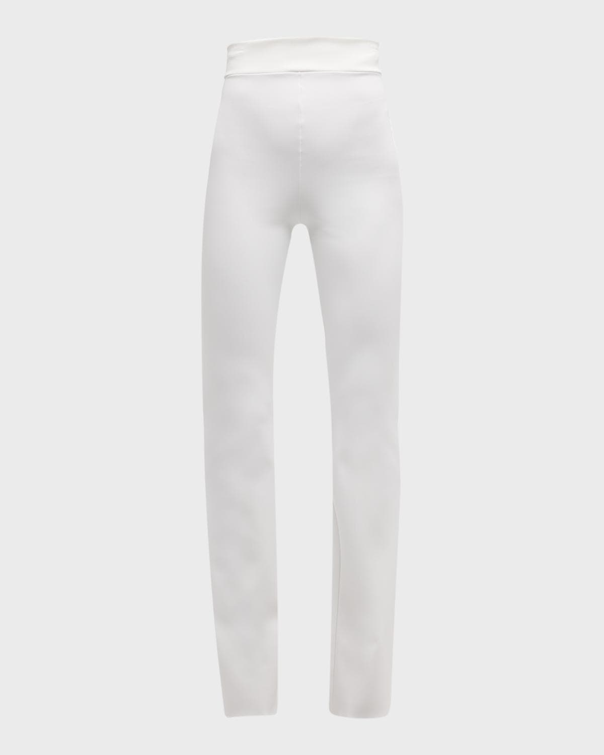 Chiara Boni La Petite Robe Venusette High-Waist Straight-Leg Pants · 2