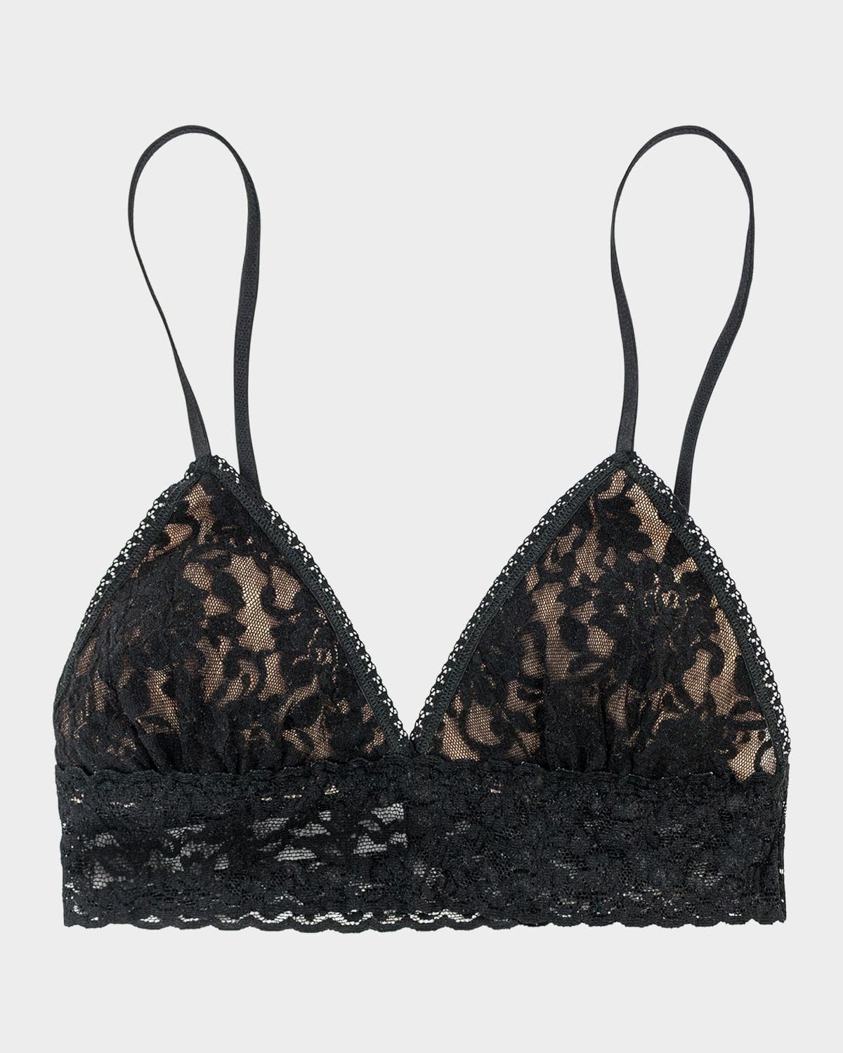Hanky Panky Signature Lace Padded Triangle Bralette · X-SMALL