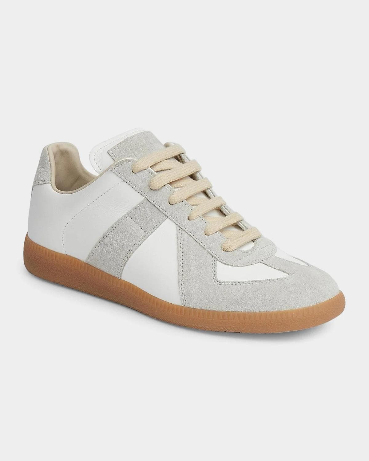 Maison Margiela Replica Suede & Leather Sneakers