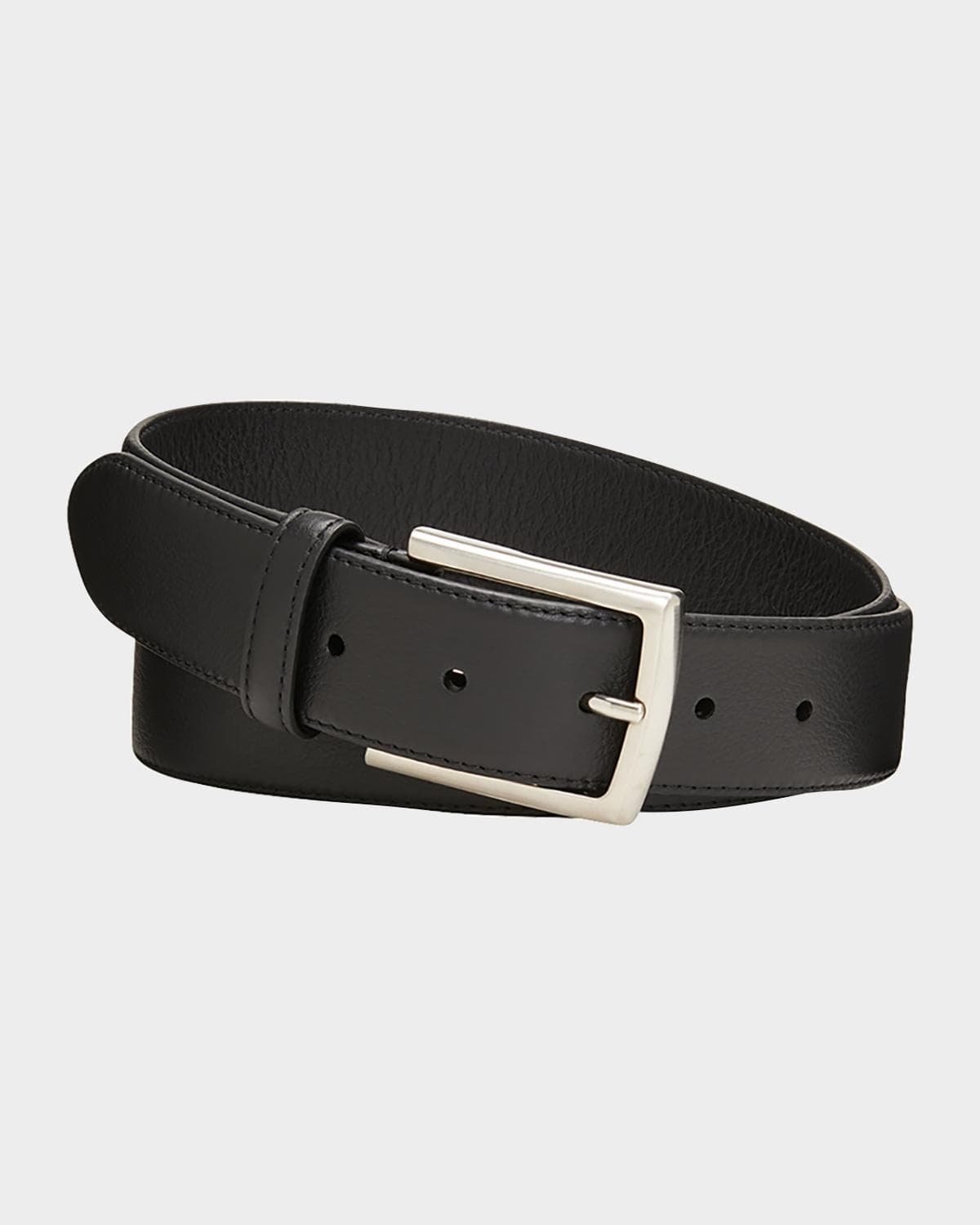 Simonnot Godard Men's Luma Matte Leather Belt