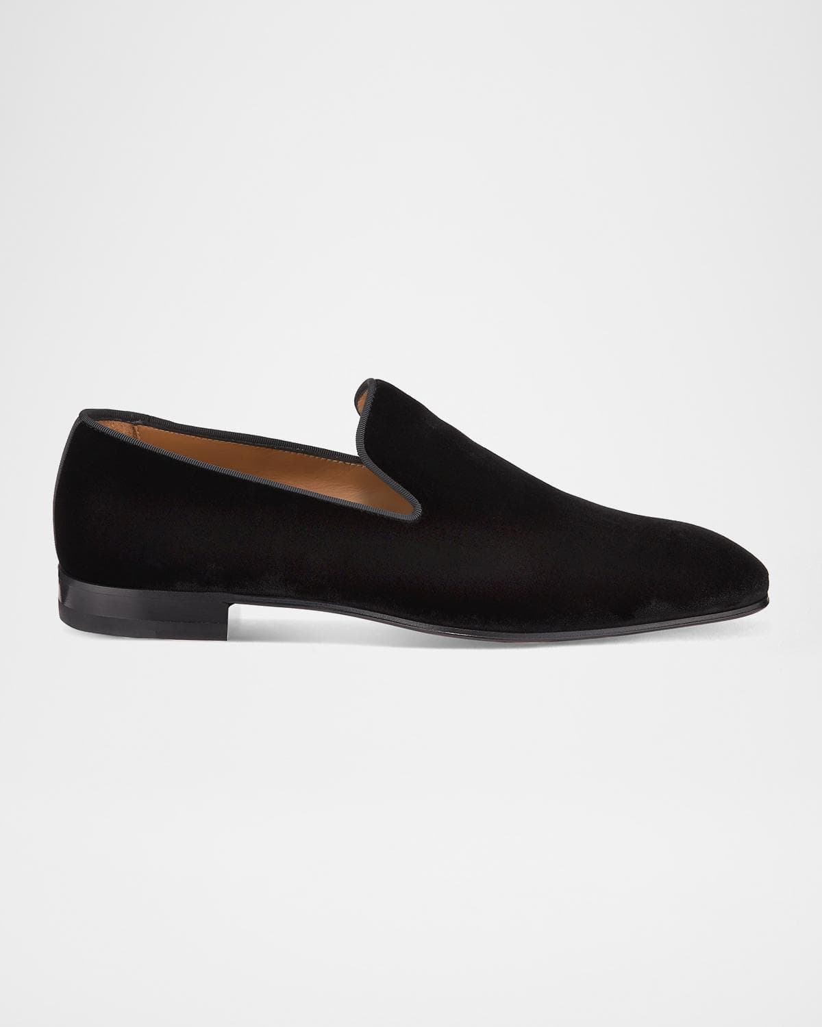 Christian Louboutin Men's Dandelion Velvet Loafers