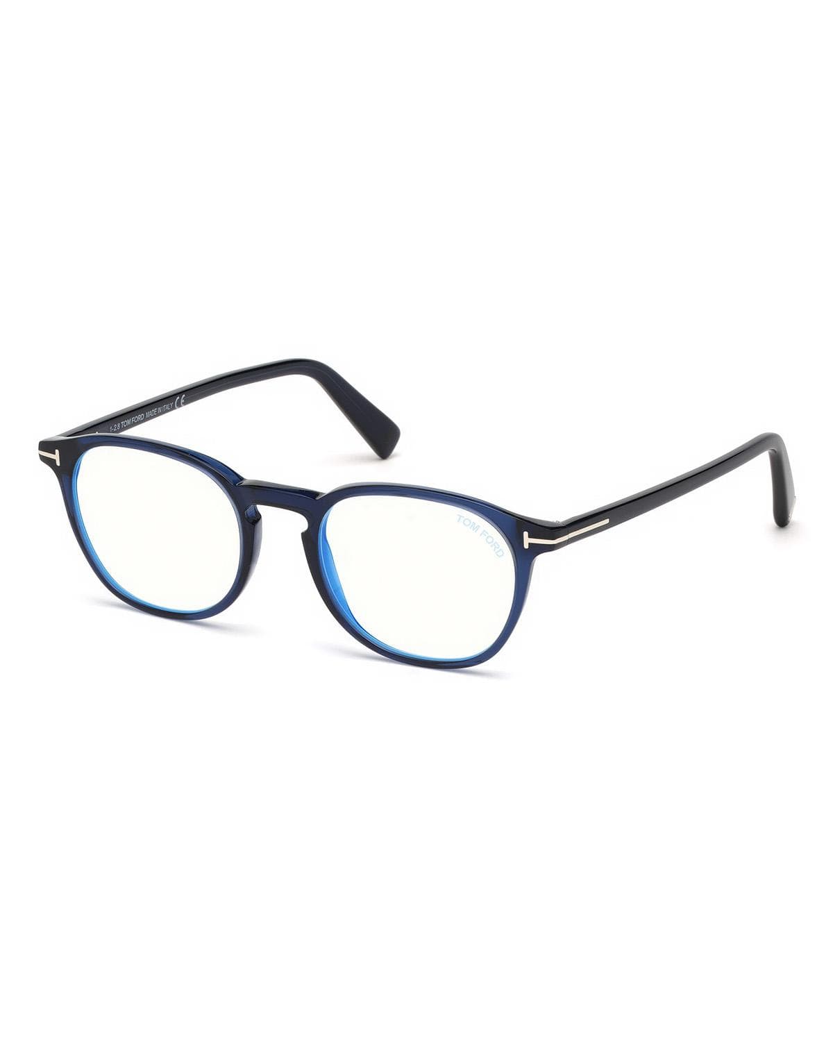 TOM FORD Men's Two-Tone Square Optical Frames