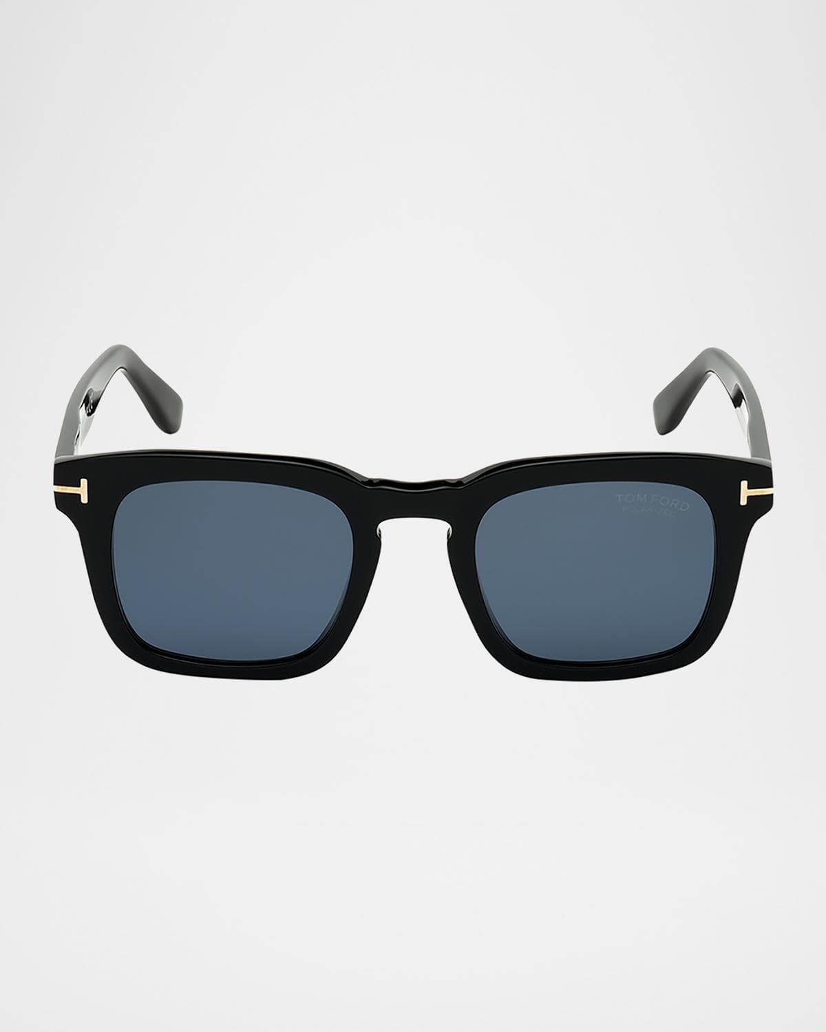 TOM FORD Men's Dax Square Acetate Sunglasses