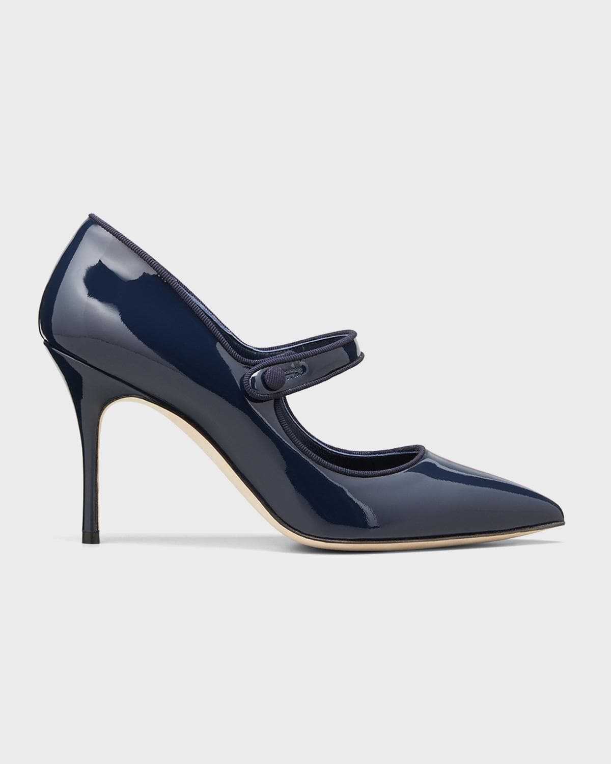 Manolo Blahnik Patent Leather Mary Jane Pumps · 12B / 42EU