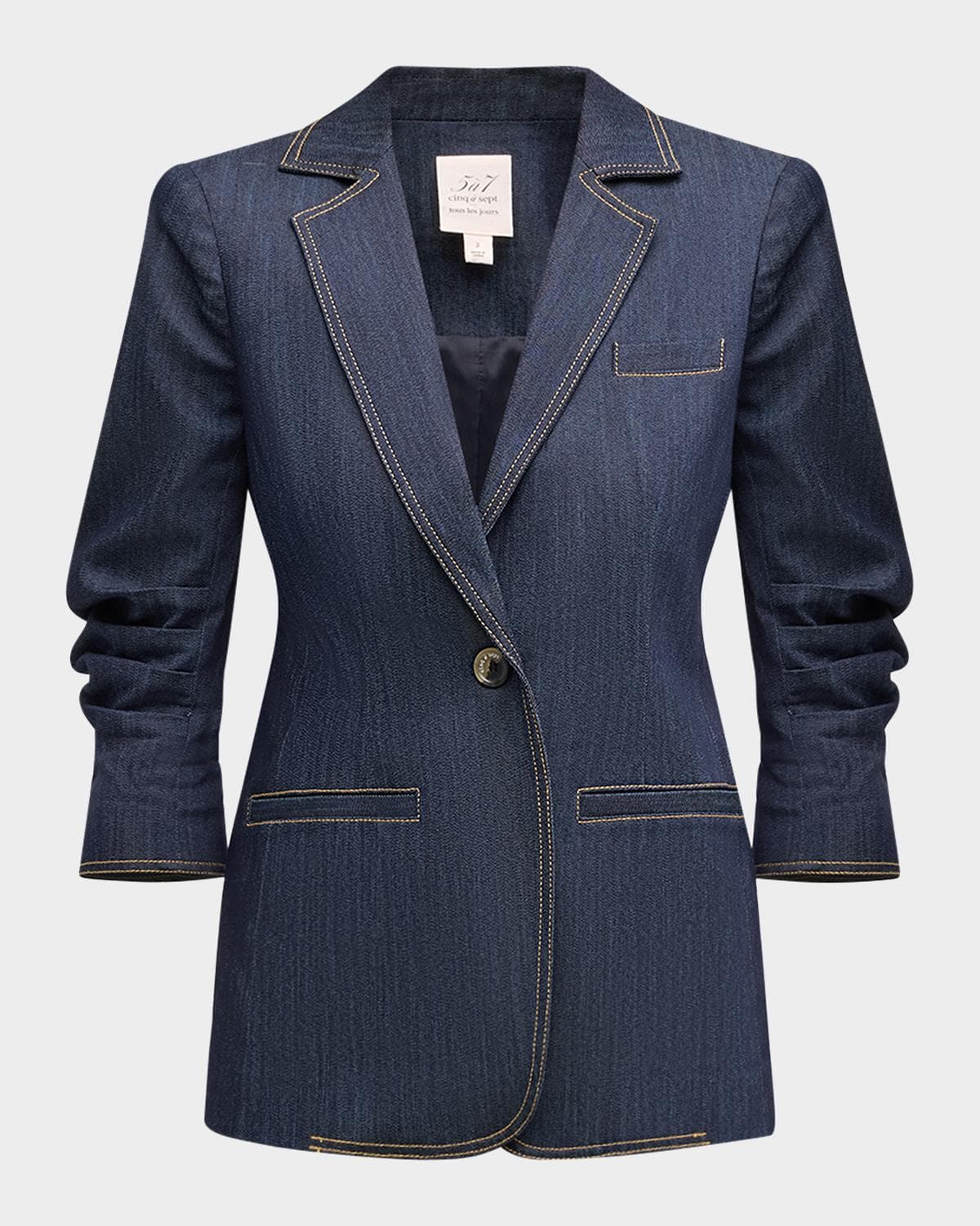 Cinq à Sept Khloe Denim Blazer