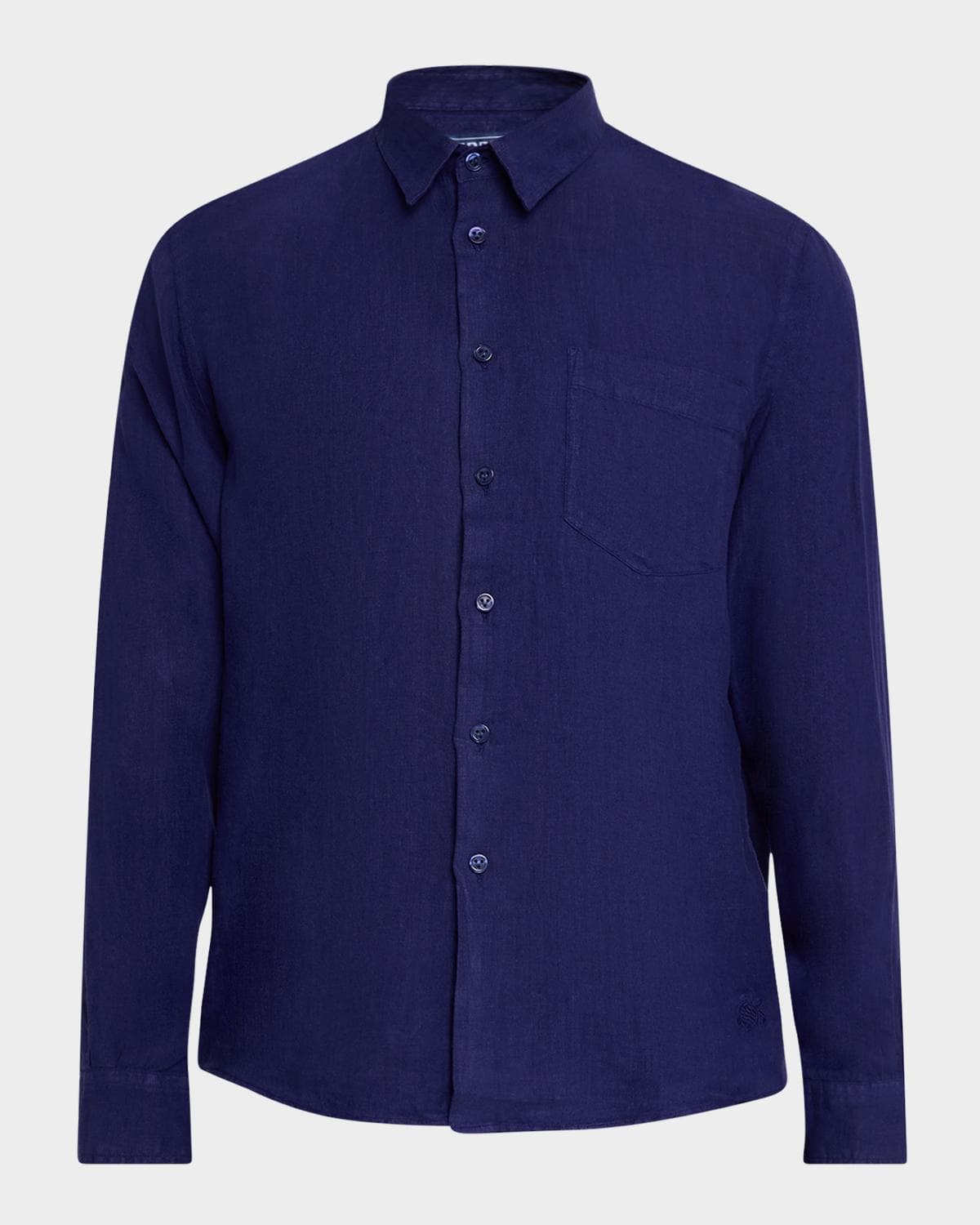 Vilebrequin Men's Caroubis Solid Linen Sport Shirt