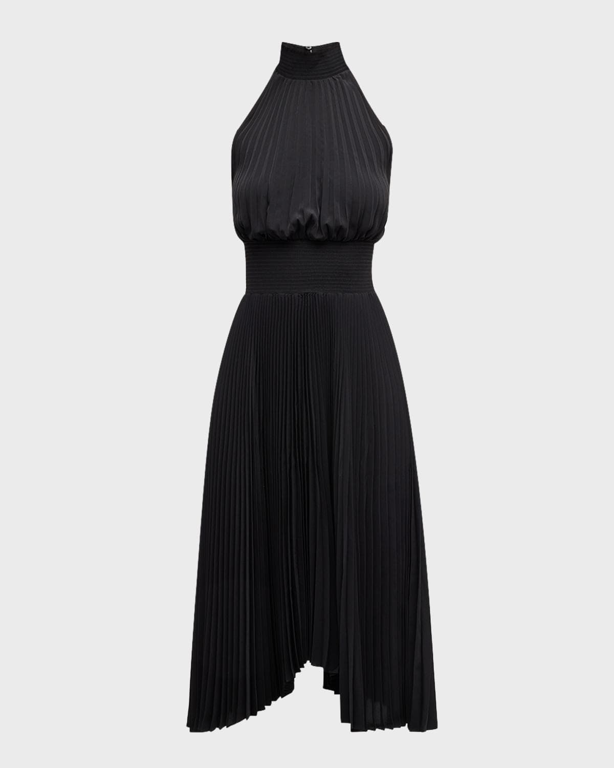 A.L.C. Renzo Pleated Halter Dress