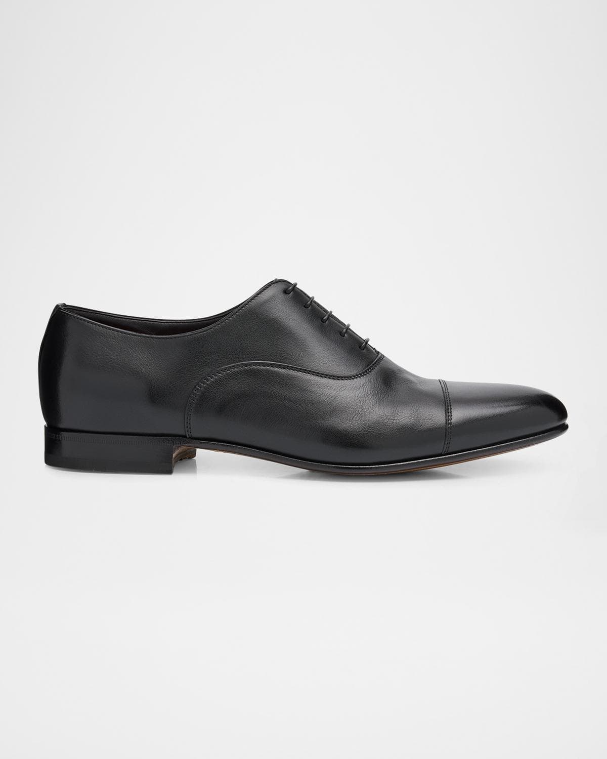 Santoni Men's Darian Calfskin Leather Oxfords
