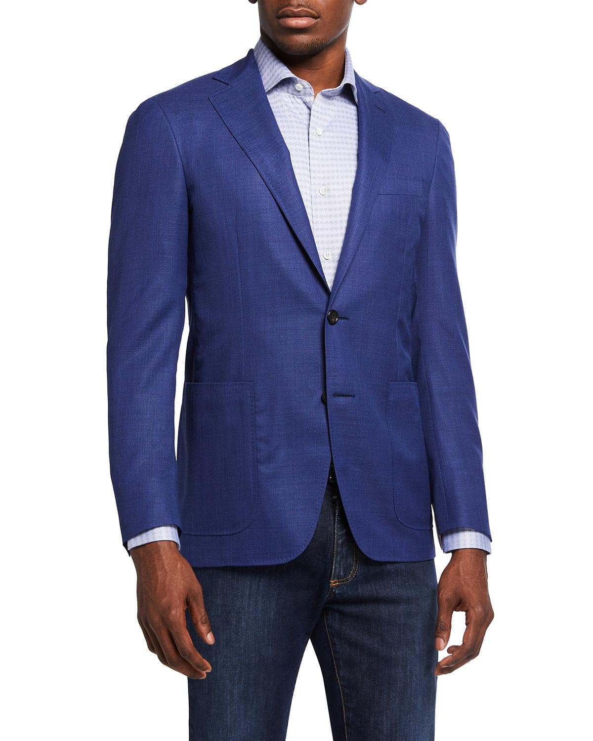 Canali Men's 130s Wool Solid Blazer