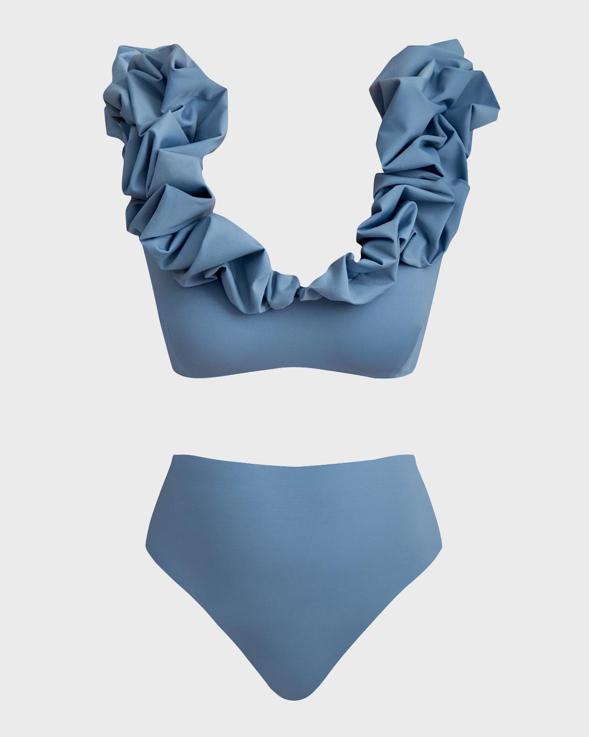 Maygel Coronel Lucila High-Rise Two-Piece Swimsuit