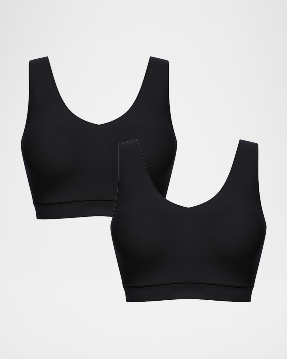 Chantelle Soft Stretch Padded V-Neck Bra Top, 2-Pack