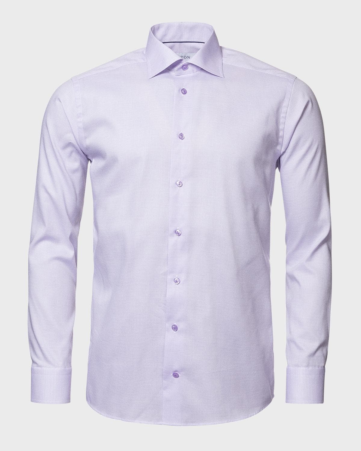 Eton Men's Textured Solid Slim-Fit Dress Shirt