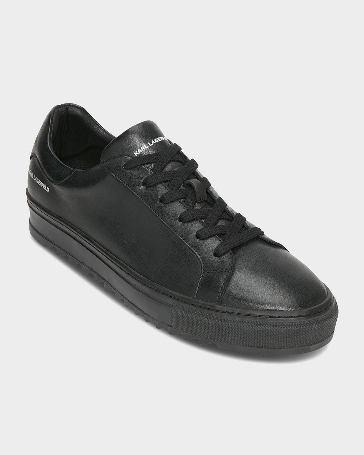 Karl Lagerfeld Paris Men's Classic Leather Low-Top Sneakers · 8.5D