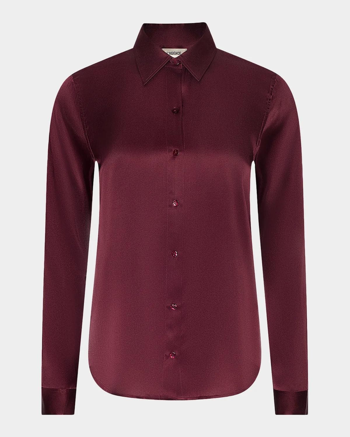 L 'AGENCE Tyler Long-Sleeve Blouse