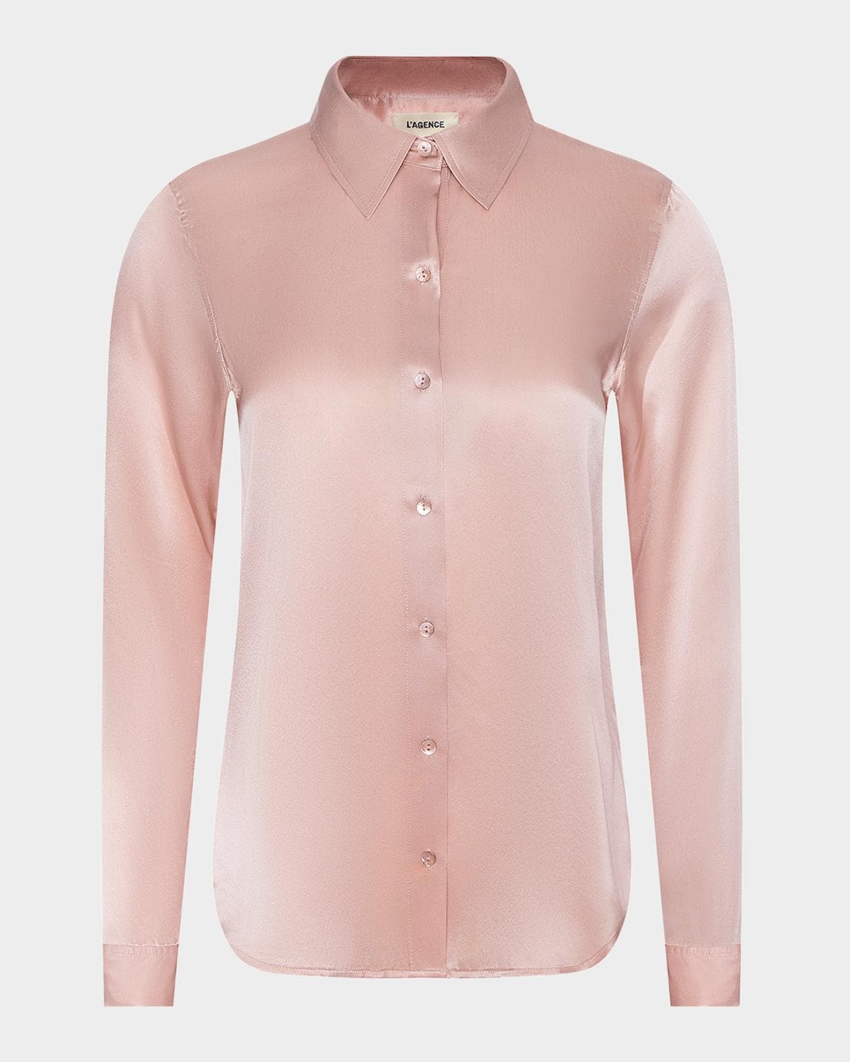 L 'AGENCE Tyler Long-Sleeve Blouse