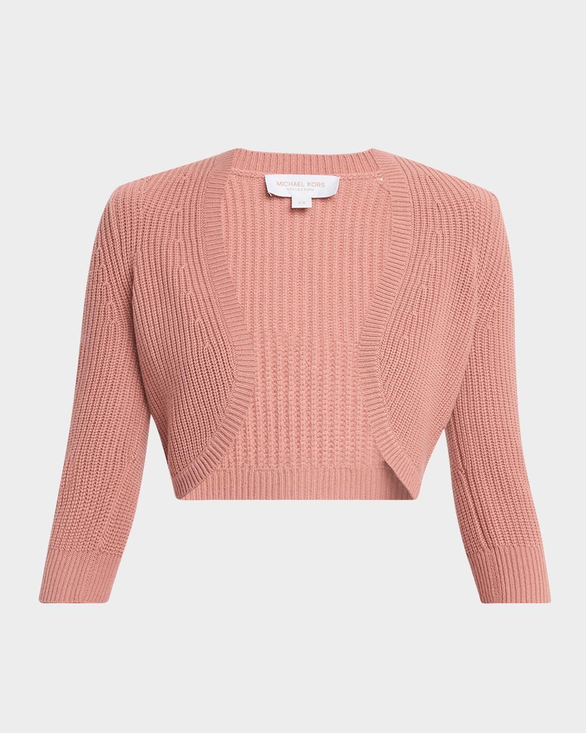Michael Kors Collection Cashmere Cropped Shrug · MEDIUM