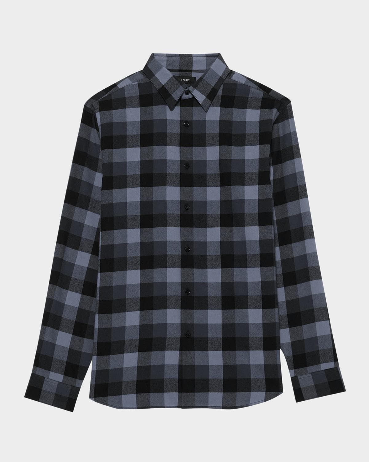 Theory Men's Irving Hunter Plaid Sport Shirt