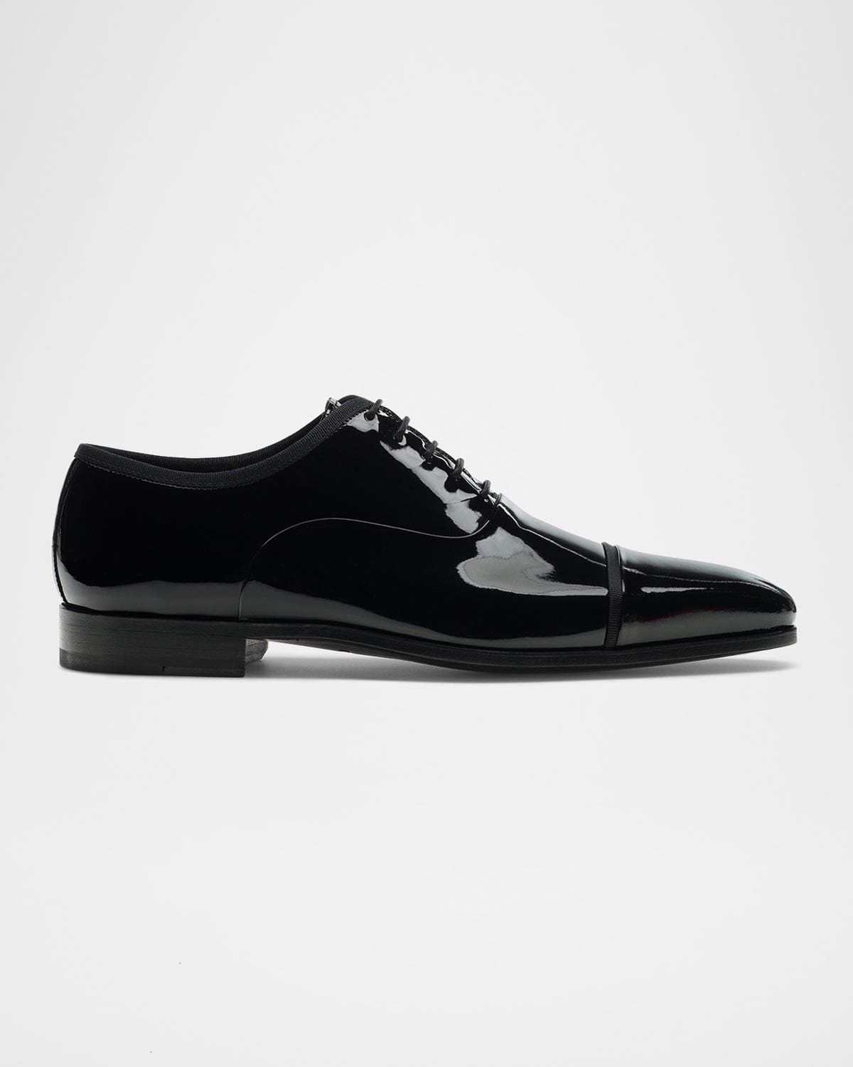 Magnanni Men's Jadiel Patent Cap-Toe Oxfords