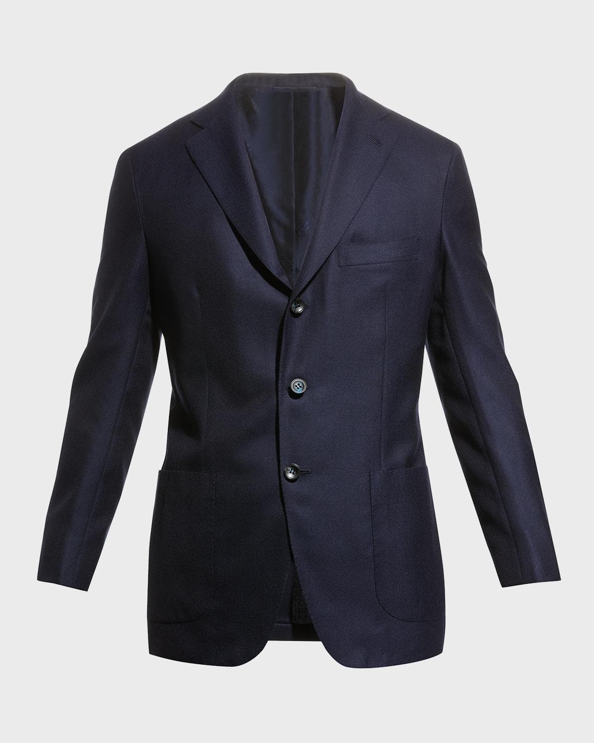 Kiton Men's Cashmere Solid Blazer