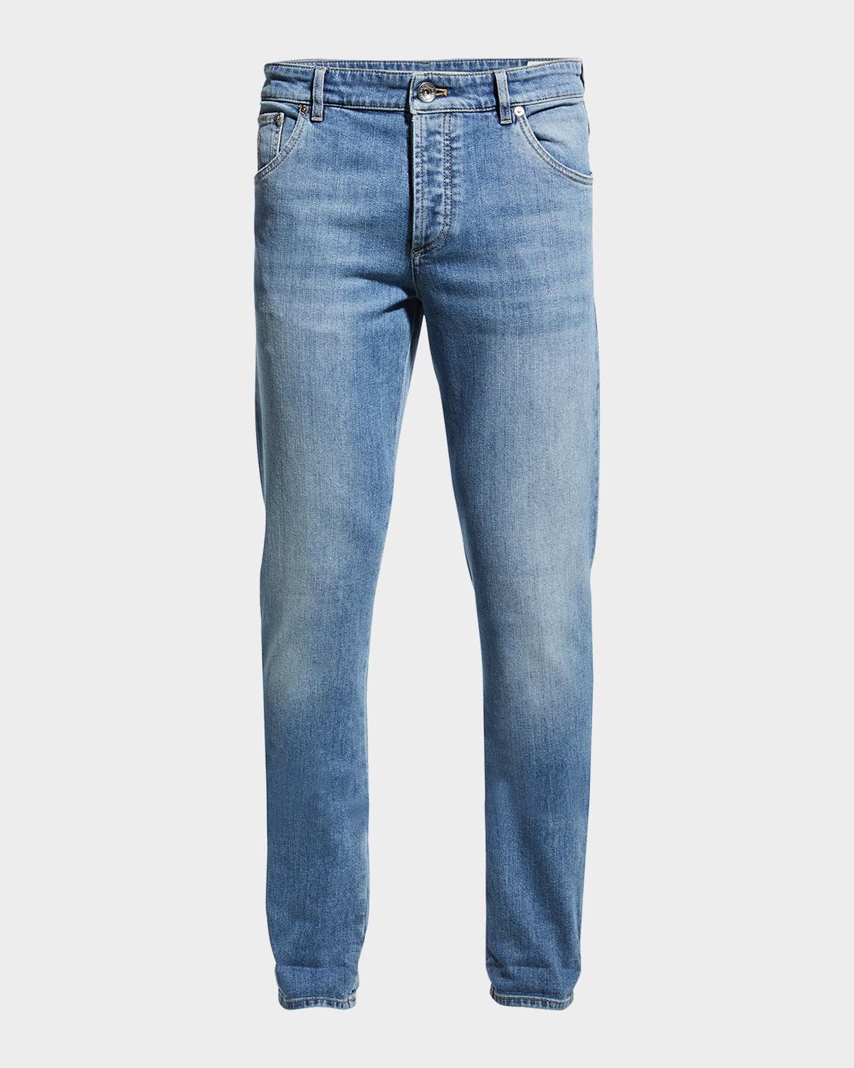 Brunello Cucinelli Men's 5-Pocket Denim Jeans