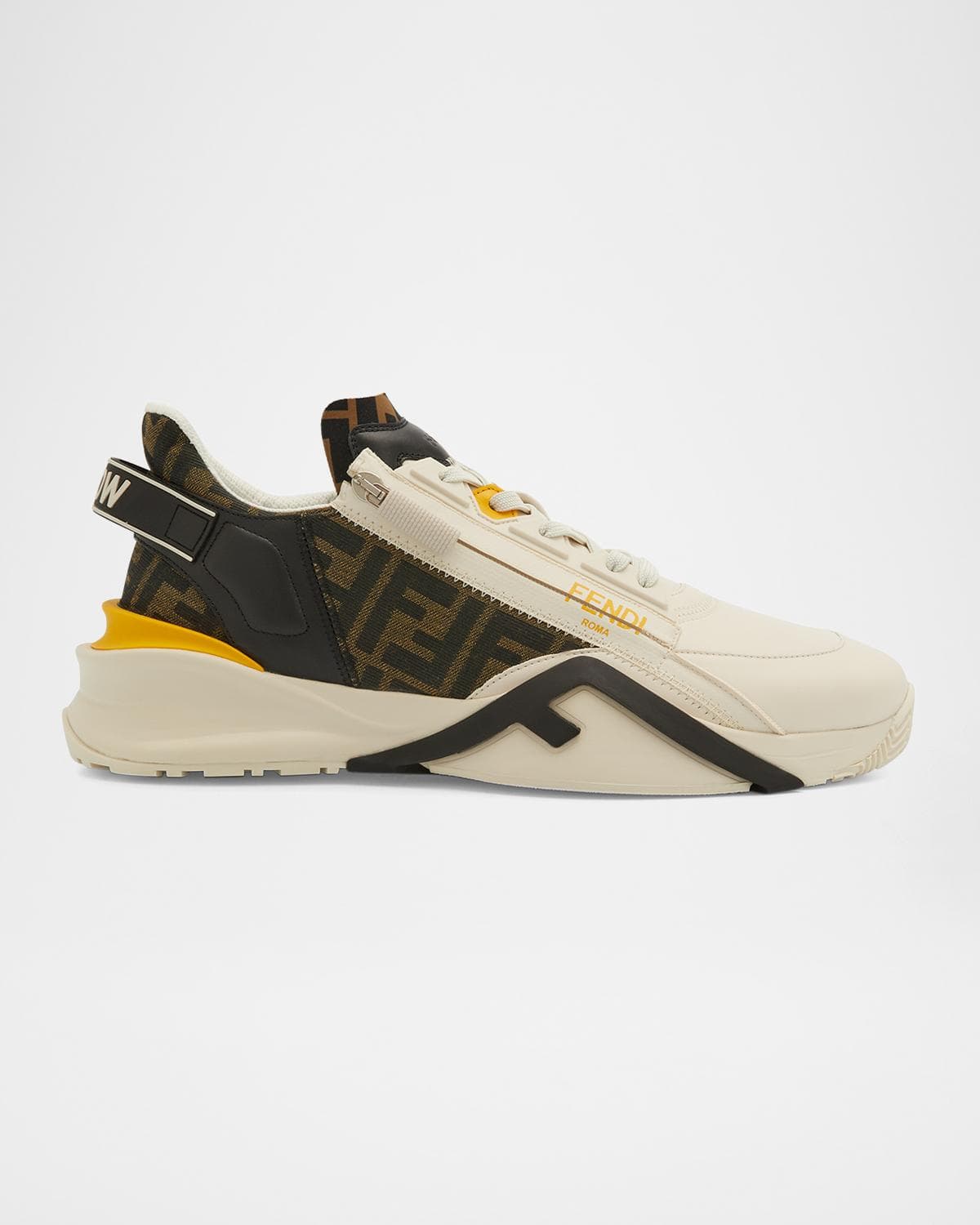Fendi Men's FF Flow Mid-Top Sneakers