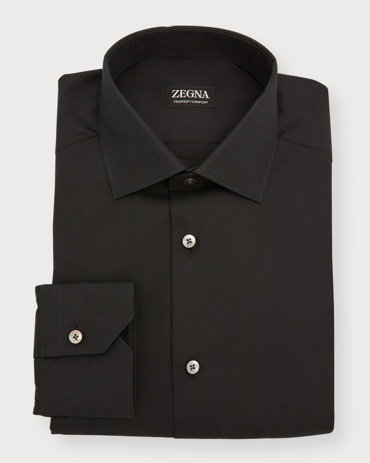 ZEGNA Men's Trofeo Comfort Cotton Dress Shirt
